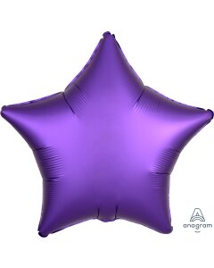 [36820] 18" Satin Luxe Purple Royale Star