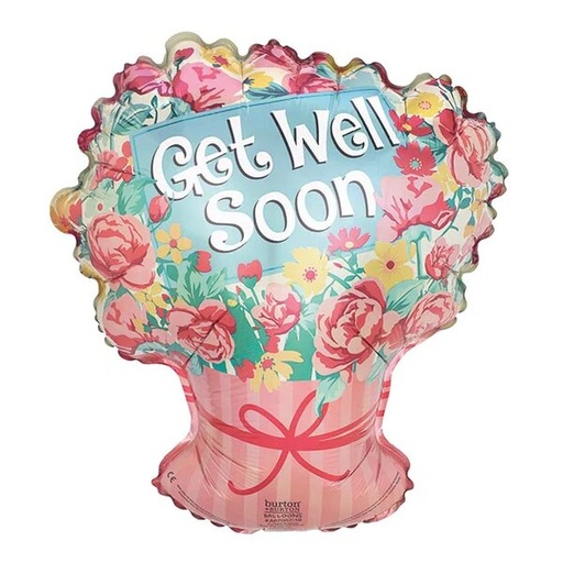 [A67057] 17" Get Well Soon Floral Bouquet