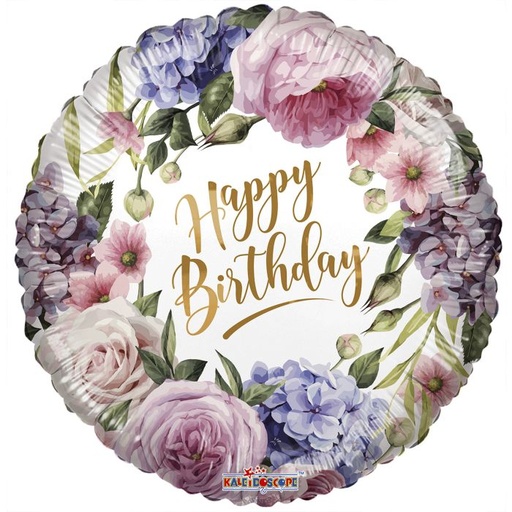 [16814-18] 18" Summer Birthday Flowers