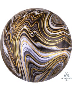 [4139201] 16" Black Marblez Orbz