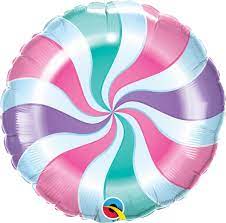 18" Candy Pastel Swirl