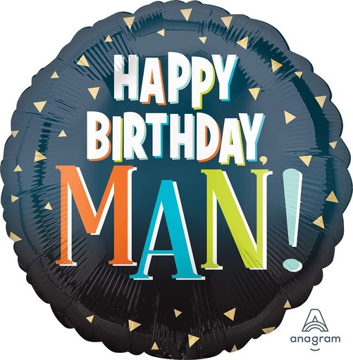 [41277] 18” Happy Birthday Man!
