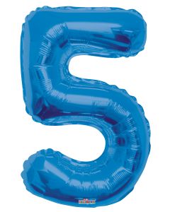 [19667-34] 34" Blue Number 5