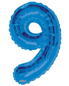 [19671-34] 34" Number 9 Blue Kaleidoscope