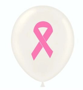 [18271paq] 11" Breast Cancer Aware Ribbon TufTex 100 pcs