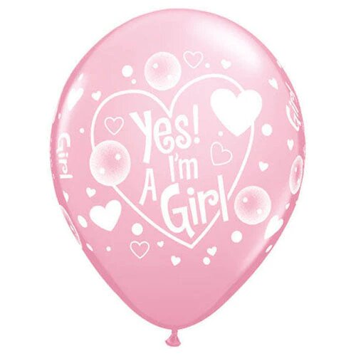 11" Yes! I'm a Girl 10 pcs