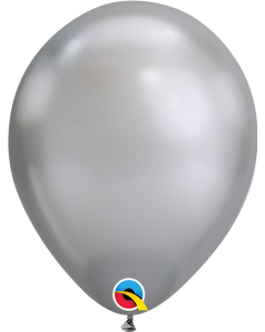 11" Chrome Silver Qualatex 10 pcs