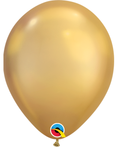 7" Chrome Gold Qualatex 25 pcs