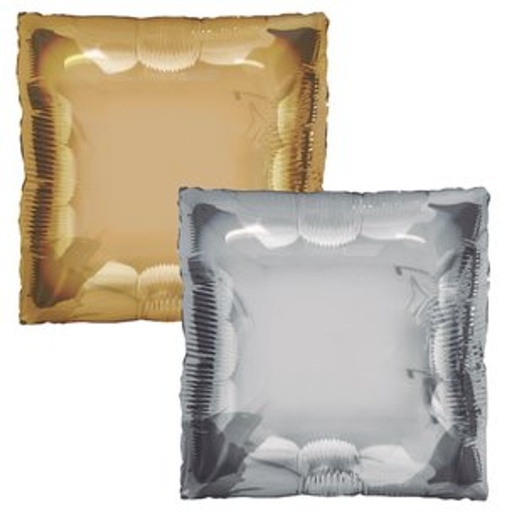 24" Squared Silver/Gold 2 sided Square #78313