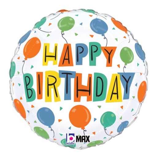 [26290] 18" Birthday Party Balloons