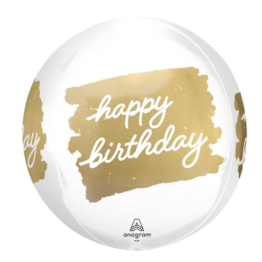 [4535001] 16" Golden Birthday Orbz