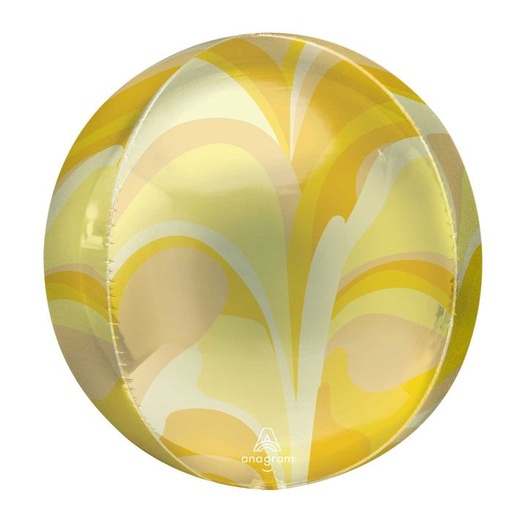 [4708501] 16" Gold Macro Marble Orbz