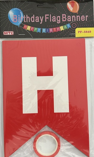 Multicolor Birthday Flag banner