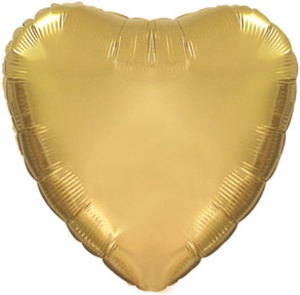 [34108-18] 18" Gold Heart