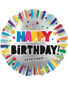 [114582] 18" Happy Birthday Hooray!