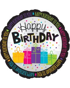 [114583] 18" Happy Birthday Gifts