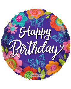 [16125-18] 18" Pretty Birthday Flowers