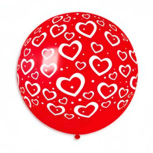 31" GS30 Hearts & Dots 1 pcs