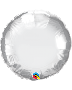 18" Silver Chrome Round
