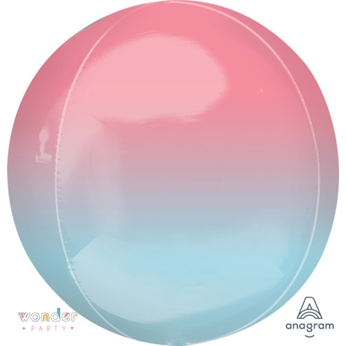[40628] 16" Orbz Ombre Light Pink & Blue