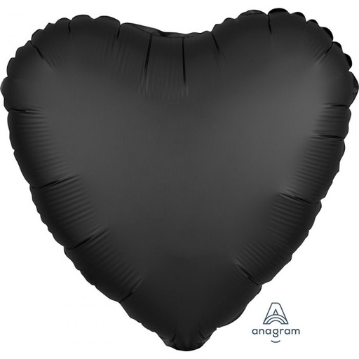 5" Black Heart 5 pcs