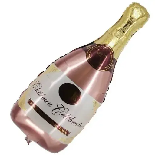 40" Rose Gold Champagne Bottle 2 pc